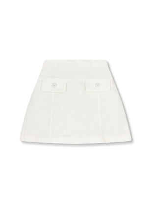 Claire Skirt - Winter White Velvet