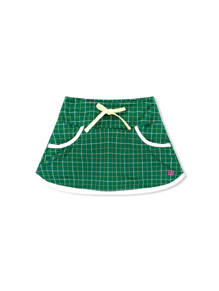 Tiffany Tennis Skort - Country Club Windowpane, Sunshine Yellow