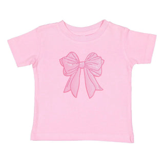 Sweet Wink Pink Sequin Bow T-Shirt