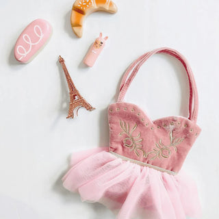 Prima Ballerina Pink Plush Tutu Purse