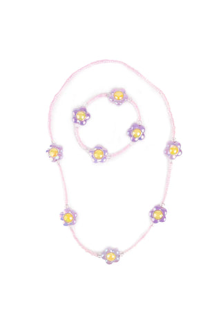 Great Pretenders Crazy Daisies Necklace & Bracelet Set, 2pc
