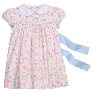 Little English S/s Natalie Dress - Bunny Blooms