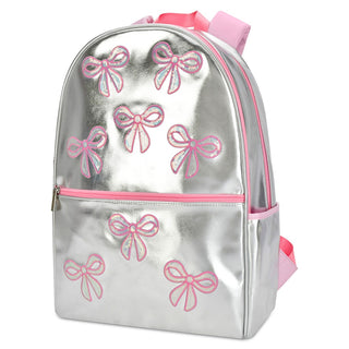IScream Silver Sequin Bows Backpack