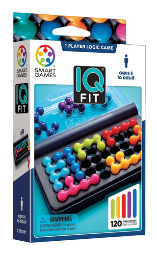 IQ Fit - 3D Portable Travel Game (120 Challenges)