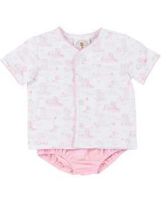 Snips and Snails Diaper Set Pink
