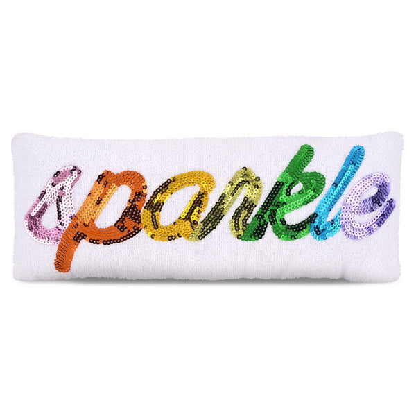 IScream Sparkle Chenille Plush Pillow