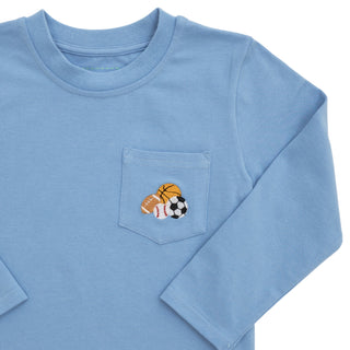 Itsy Bitsy Sports Balls Pocket Tee