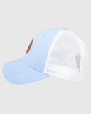GOAT USA Carolina Blue Leather Patch Trucker Hat