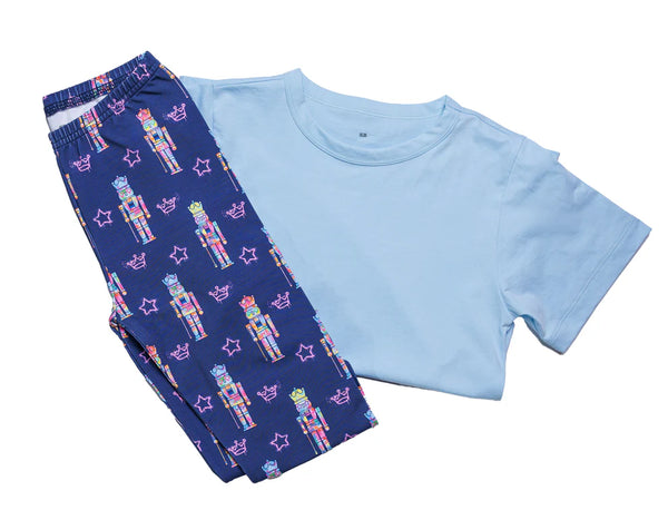 Boys Blue Nutcracker Pant Set