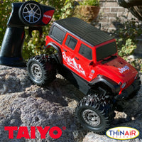 Taiyo Remote Control Red Jeep - 1:22 Scale