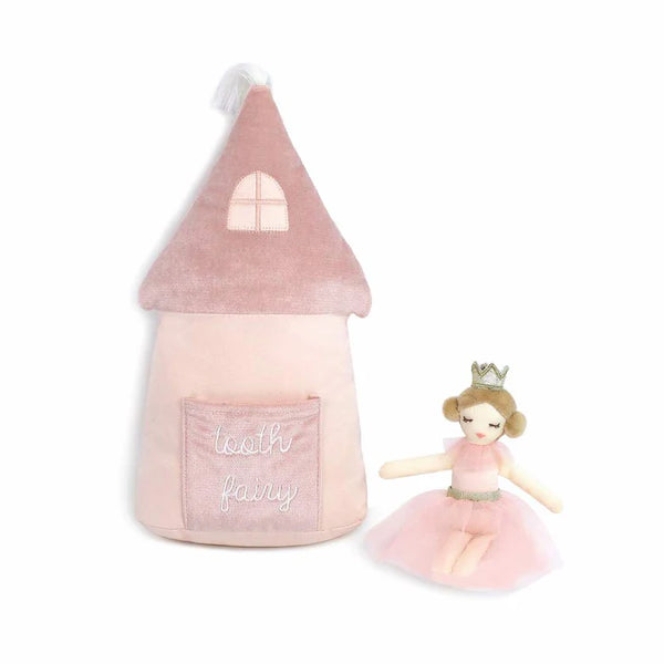 Mini Princess Castle Tooth Fairy Pillow & Doll Set