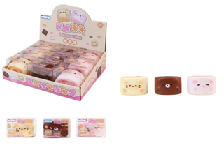 Fluffmellies Cute Steamed Buns - Ultra Slow-Rise Sweet Bakery Scented Squishy Toy