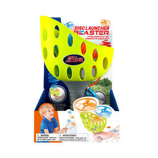 Disc Launcher Blaster W/Net and 12 Disc
