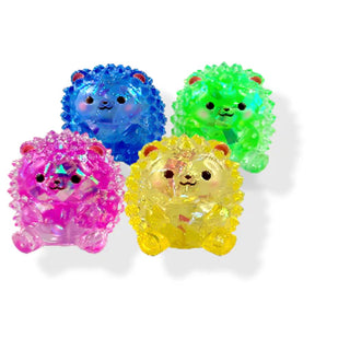 Incredible Play Squishy Stretchi Crystal Hedgehog 2.5 Inch Maltose Sensory Toy - Assorted
