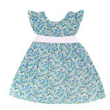 Sweet Dreams Blue/Pink Floral Bow Back Dress