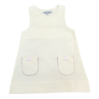 Sweet Dreams Yellow Bow Pocket Dress
