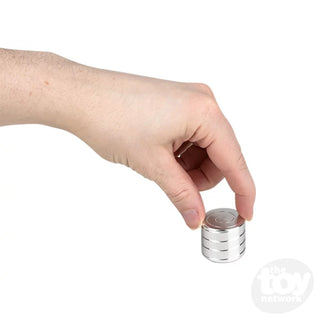 Silver Cylinder Gyroscope