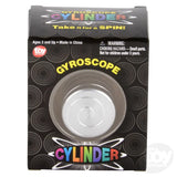 Silver Cylinder Gyroscope