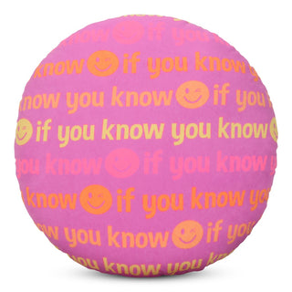 iScream Theme IYKYK Chenille Plush Pillow