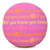 iScream Theme IYKYK Chenille Plush Pillow