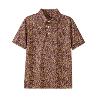Meripex Tiger Polo Purple/Gold