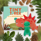 12.5" Tiny T.Rex and Pointy Plush Pair Doll