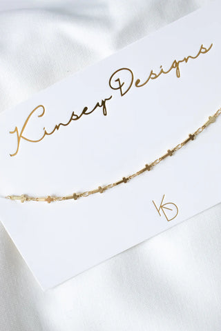 Kinsey Designs Gold Filled Trinitee Cross Necklace