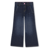 Billie Blush Rhinestone Denim Jeans