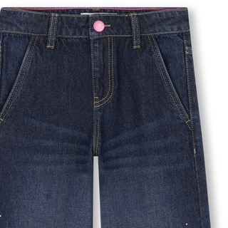 Billie Blush Rhinestone Denim Jeans