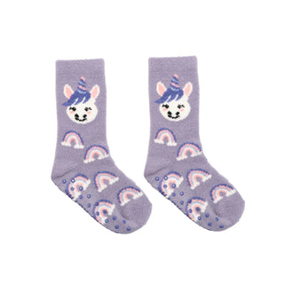Living Royal Unicorn Fuzzy Socks