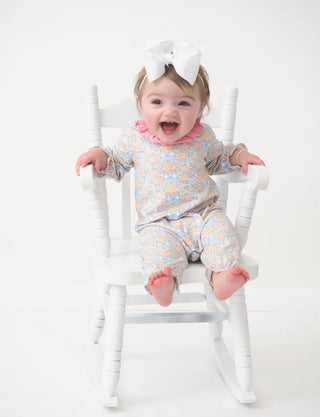 Girls Pumpkin Patch Prep Rosie Romper