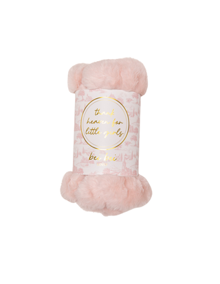 Bei Bei Thank Heaven for Little Girls faux fur lovey