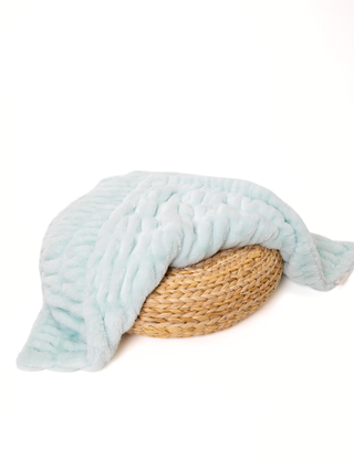 Bei Bei Thank Heaven for Little Boys faux fur blanket, additional view