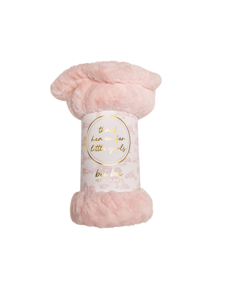 Bei Bei Thank Heaven for Little Girls faux fur blanket
