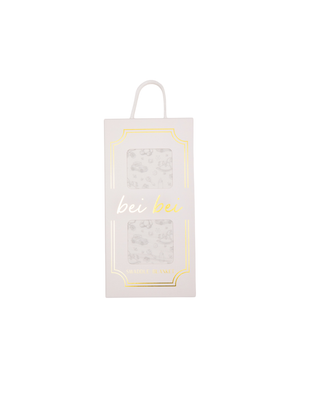 Bei Bei bamboo swaddle in silver Nursery Toile