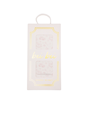 Bei Bei bamboo swaddle in pink Nursery Toile