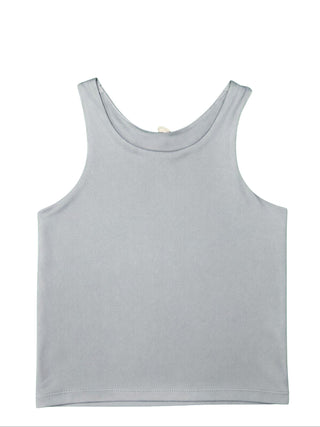Honesty Light Blue Cropped Bra Top - Angel Falls