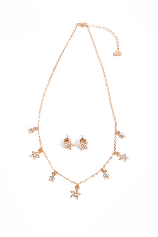 Boutique Chic Rising Star Necklace & Earrings