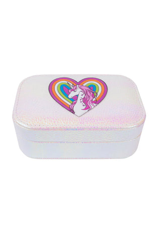 Pretty Precious Unicorn Jewelry Box in Iridescent