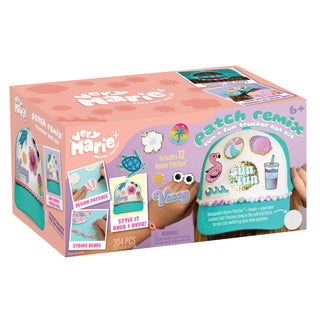 Very Marie Patch Remix Sun & Fun DIY trucker hat craft kit for kids and tweens