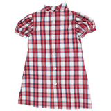 Bailey Boys Cranberry w/ Navy Cord Tia Tie Dress