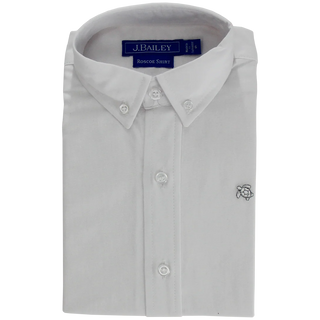 J. Bailey Oxford Shirt- White Roscoe