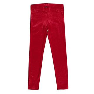 Red Sparkle Leggings