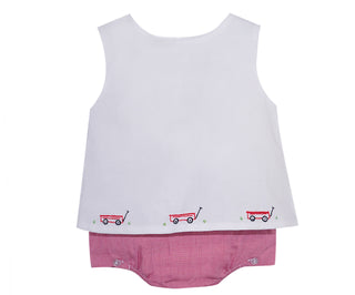 Baby Sen White Bailey Diaper Set Wagon