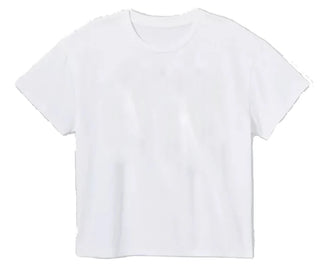 Azarhia Solid Boxy Tee - White