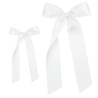Large Satin Long Bow- Rainbows by paulette