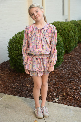 Pleat Collection Wren Top - Peacock