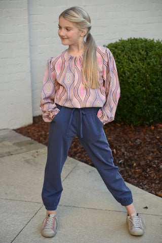 Pleat Collection Wren Top - Peacock