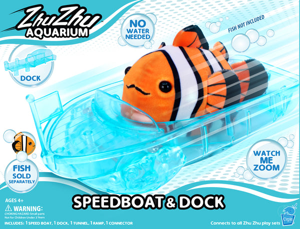 ZhuZhu Aquarium Speed Boat and Dock Set – Olly-Olly