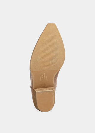 Kids Zahara Mini Western Boots - Rose Suede